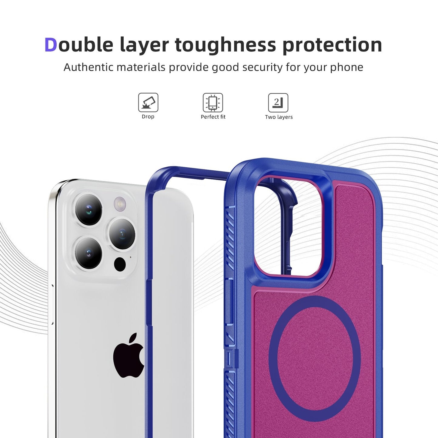 Frosted Matte Surface Kickstand Case For iPhone 16 15 14 13 12 11 PRO MAX C55 - LeatherWalletCase