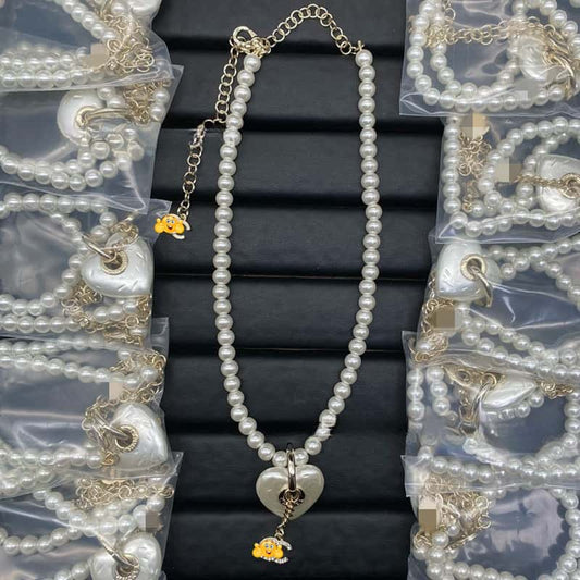 Inspired High Quality Necklace Luxury CC style Wedding Necklace Best gift N8 - Leather Wallet Case