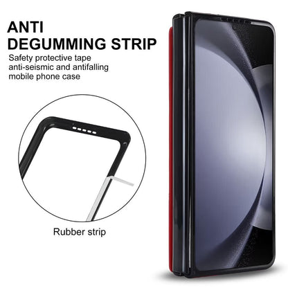 Leather Mag Safe Card Holder Wallet Case For Samsung Galaxy Z Fold 6 5 4 3 G10 - LeatherWalletCase